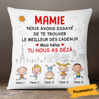 Personalized Mom Grandma French Maman Mamie Pillow AP284 67O53 thumb 1