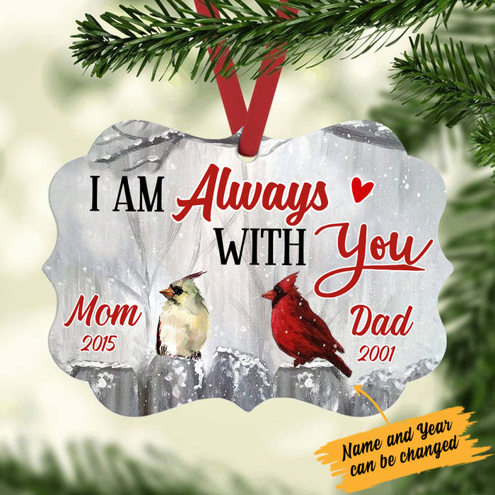 Personalized I Am With You Cardinal Memorial Benelux Ornament NB186 30O34 1