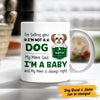Personalized Dog Mom My Mom Said I'm A Baby Mug FB231 67O47 1