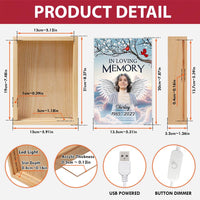 Personalized Memorial Upload Photo In Loving Memory Picture Frame Light Box 31544 thumb 1