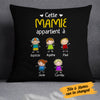 Personalized Papy Mamie French Grandma Grandpa Belongs Pillow MR234 81O34 1