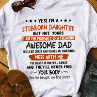 Awesome Dad T Shirt  DB2212 30O58 thumb 1