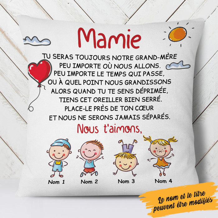 Personalized Grandma French Grand-mère Pillow AP92 26O58 1