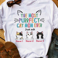 Personalized Cat Mom T Shirt FB191 26O53 thumb 1