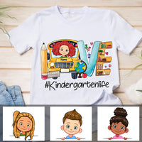 Personalized Back To School Bus Love Kid T Shirt JN3010 30O47 thumb 1