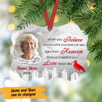 Personalized Memorial Cardinal Benelux Ornament NB281 85O47 thumb 1