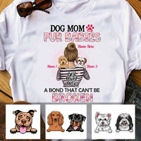 Personalized Dog Mom Fur Baby T Shirt MR184 26O60 thumb 1