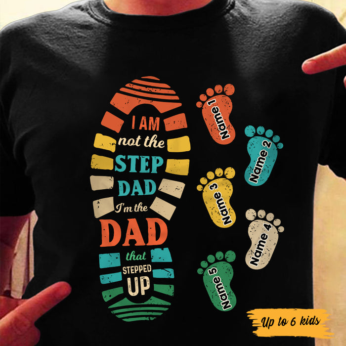 Personalized Step Dad T Shirt MY123 30O47 1