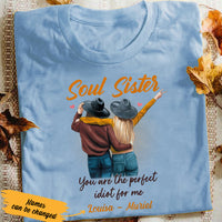 Personalized Girl Friends Perfect Idiot T Shirt AG53 27O36 thumb 1