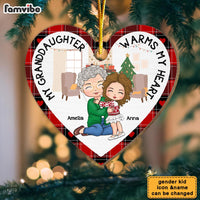 Personalized My Granddaughter Warms My Heart Ornament 29959 thumb 1