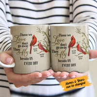 Personalized Cardinal Memorial Mom Dad Mug SB59 81O58 thumb 1