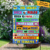 Personalized Make Memories Deck Rules Gardening Flag AG203 29O57 1