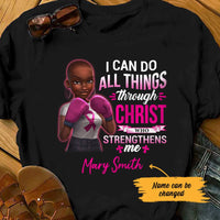 Personalized Breast Cancer Melanin BWA T Shirt JN212 65O53 thumb 1