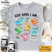 Personalized Gifts For Grandson Dinosaur I Am Kid T Shirt 28764 thumb 1