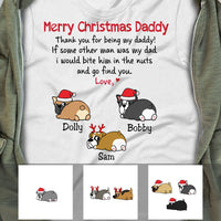 Personalized Dear Dog Dad Christmas T Shirt OB227 30O57 thumb 1