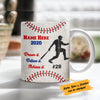 Personalized Baseball Softball Mug NB141 95O53 1
