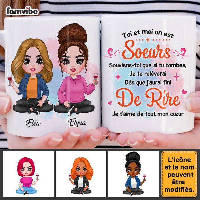 Personalized Gift For Sisters Friends French Mug 30426 1