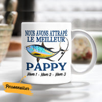 Personalized French Papa Grand-père Fishing Dad Grandpa Mug AP93 65O36 thumb 1