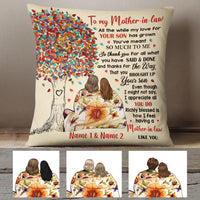 Personalized Mother In Law Tree Pillow FB263 30O60 (Insert Included) thumb 1