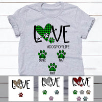Personalized Dog Mom Life Love T Shirt OB193 30O60 thumb 1