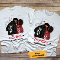 Personalized Better Together BWA Couple T Shirt SB142 26O47 thumb 1
