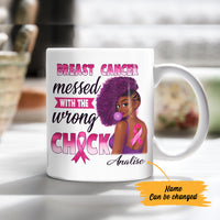 Personalized BWA Breast Cancer Wrong Chick Mug AG83 95O57 thumb 1