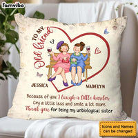 Personalized Gift For Friends Because Of You Pillow 30672 thumb 1