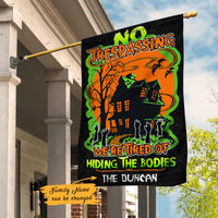 Personalized Halloween Hidden Bodies Flag JL223 95O47 thumb 1