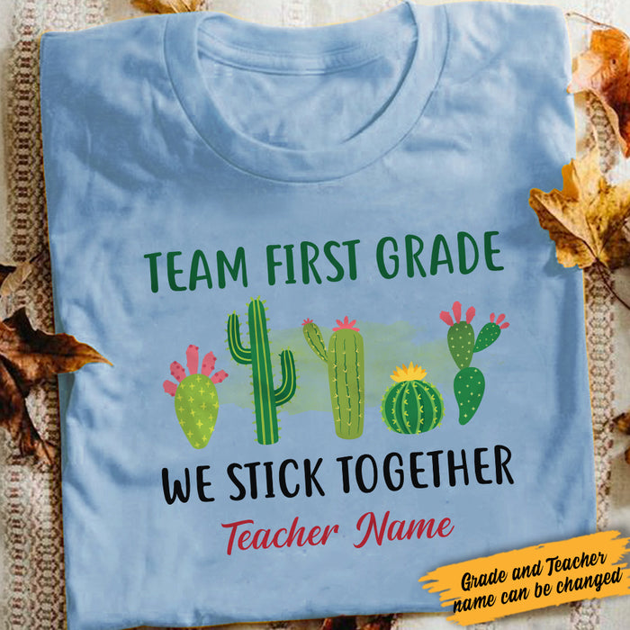 Personalized Cactus Team Teacher T Shirt SB31 87O34 1