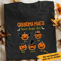 Personalized Halloween Grandma Pumpkin Patch T Shirt JL161 30O47 thumb 1