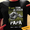Personalized Fishing Dad Italian Papà Di Pesca T Shirt AP172 26O53 1