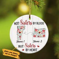 Personalized Sisters At Heart Long Distance  Ornament SB247 30O34 thumb 1