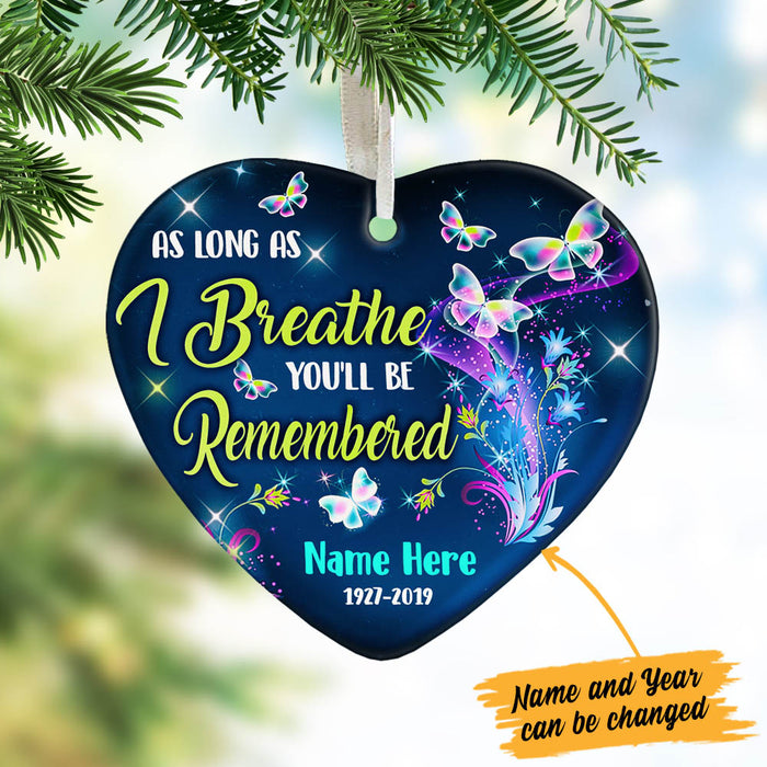Personalized Butterfly Memorial Ornament OB313 87O60 1