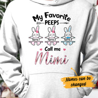 Personalized Grandma Favorite Peeps Easter Hoodie FB241 30O34 thumb 1