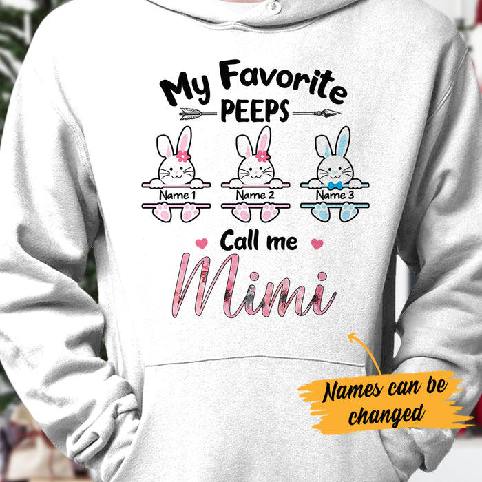 Personalized Grandma Favorite Peeps Easter Hoodie FB241 30O34 1