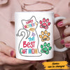Personalized The Best Cat Mom Grandma Mug MR153 65O47 1