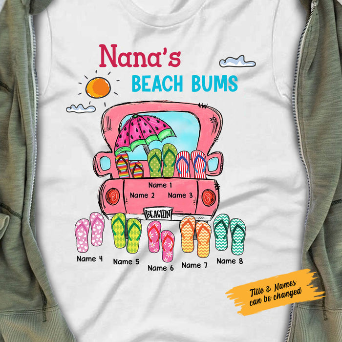 Personalized Mom Grandma Beach T Shirt MY131 30O58 1