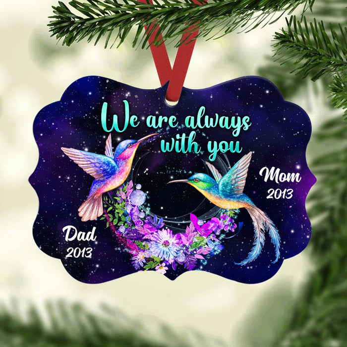 Personalized Hummingbird Memorial Mom Dad Benelux Ornament NB192 65O60 1