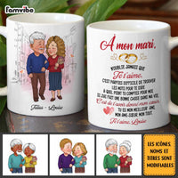 Personalized Couple French 'N'oublie Jamais Que Je t'aime' Mug 30831 thumb 1