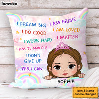 Personalized Gift For Granddaughter I Dream Big Pillow 31528 thumb 1