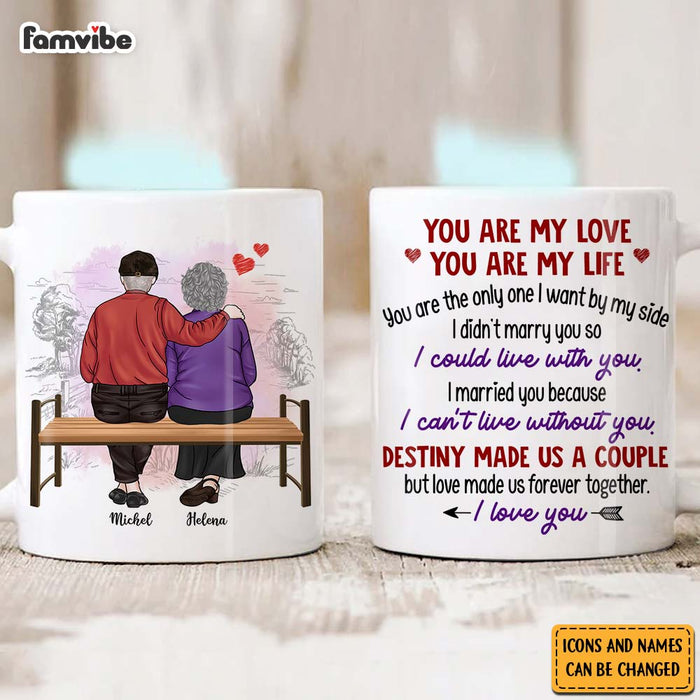 Personalized Couple Gift You Are My Love You Are My Life Mug 31267 1