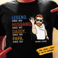 Personalized Dad Grandpa T Shirt JL61 26O53 thumb 1