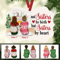 Personalized Sisters By Heart Friends MDF Benelux Ornament NB91 85O47 thumb 1