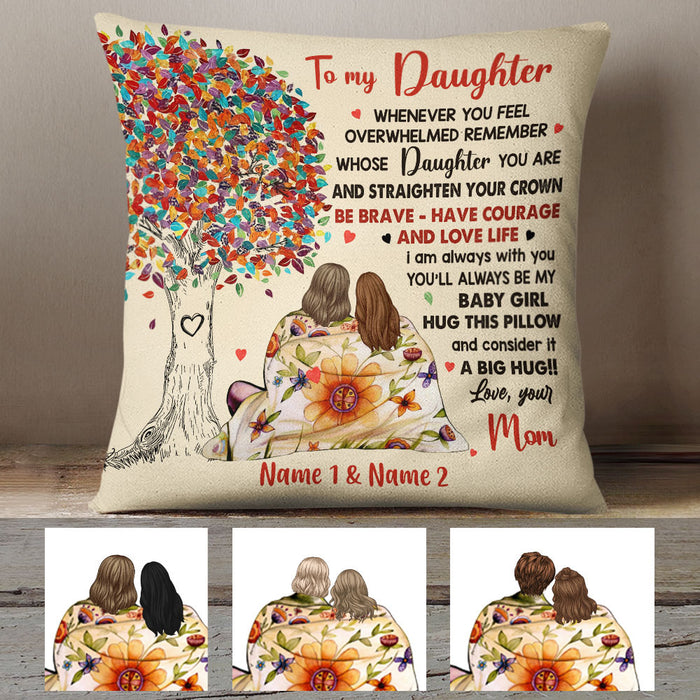 Personalized Mom Daughter Pillow MR92 30O60 1