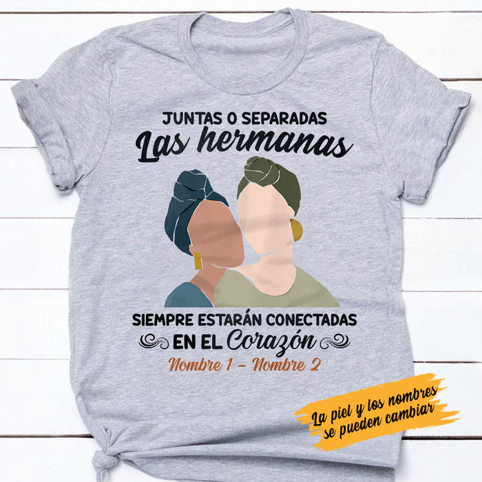 Personalized Side By Side Friends Amigas Spanish T Shirt AP143 30O58 1