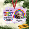 Persinalized Rainbow Bridge Dog Memorial Benelux Ornament NB251 67O57 1