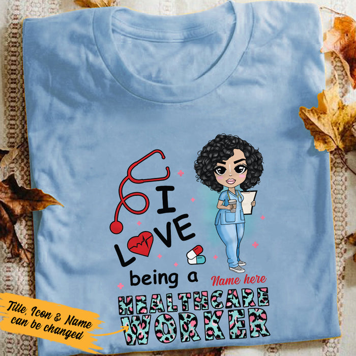 Personalized Love Being A Nurse T Shirt JN304 95O36 1