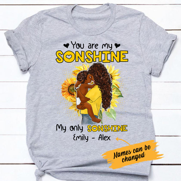 Personalized BWA Mom And Son T Shirt AG101 73O53 1