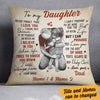 Personalized Dad Grandpa To My Son Daughter Pillow MR182 95O60 1