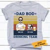 Personalized Dog Dad Grandpa Drinking Team T Shirt MY141 95O58 1